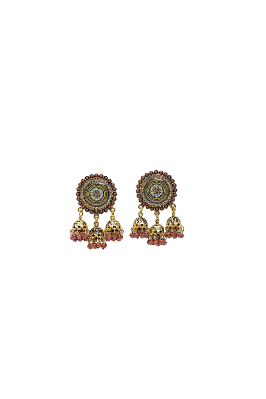 Namokriti Elegant Boho Statement Earrings- Handcrafted for Festive & Wedding Wear